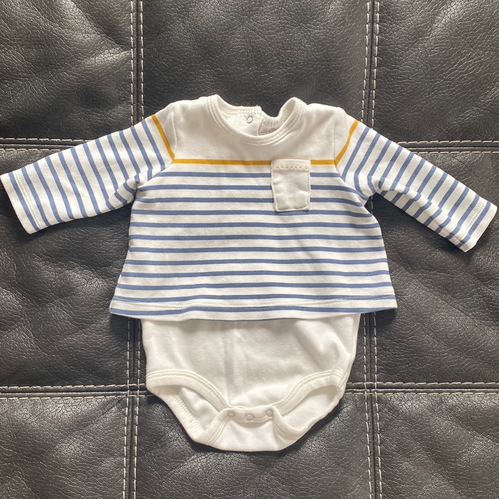 Starting Out 3 month Baby Long Sleeve Bodysuit